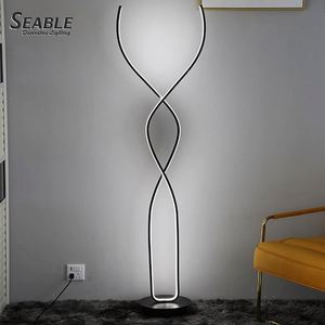 Diseño Creativo buen <span class=keywords><strong>precio</strong></span> CCT ajustable led lámpara de PIE <span class=keywords><strong>BLANCO</strong></span>/Negro lámpara de iluminación - Product Image 3