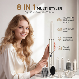 <span class=keywords><strong>Secador</strong></span> de Pelo 2 en 1 con Doble Dirección de Aire Caliente <span class=keywords><strong>Coanda</strong></span>, Cepillo Rizador Automático Giratorio, <span class=keywords><strong>Secador</strong></span> Iónico Multistyler - Product Image 3