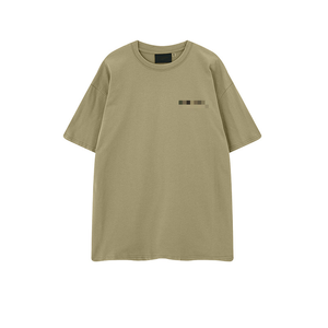 Ensemble T-shirt et short tricoté décontracté respirant pour homme FOG, 260 g/m², en pur coton, avec silicone de détection d'aiguille sans couture - Product Image 3