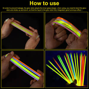 Volwassenen En Kinderen <span class=keywords><strong>Glow</strong></span> Sticks Bulkset Concert <span class=keywords><strong>Glow</strong></span> In The Dark <span class=keywords><strong>Stick</strong></span> Armbanden Voor Afstudeerfeesten - Product Image 3