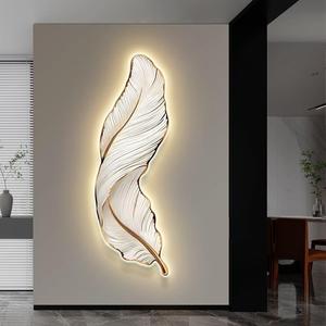 Moderne design wandlampen, binnenverlichting, led-lampen, hotel, villa, project, decoratieve hars, hoge kwaliteit, huisdecoratie, 220v - Product Image 4