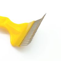 Apiculture 21 broches acier inoxydable coudes dents peigne décapsulage fourchette coupe miel fourchette abeille outils apicoles