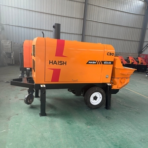 高品質小型コンクリートポンプディーゼルエンジンセメント・モルタル配送ポンプ、建築工事専用コンクリートポンプ - Product Image 4