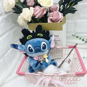 Nouveau Porte-clés Poupée Combinée Stitch et Toothless, Mignon Jouet en Peluche, Breloque Ornamentale Cousue, Pendentif Cousu - Product Image 3