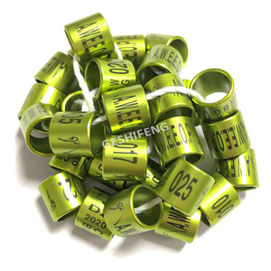 Chinese Fabriek Goedkoopste Kanarie 100Pcs Duivenringen 8Mm Custom Racer Cocortil Vogel <span class=keywords><strong>Ring</strong></span> Benzing Duif <span class=keywords><strong>Ring</strong></span> - Product Image 1