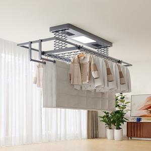 Remote controlled home intelligent voice control fully automatic electric clothes <b>drying</b> <b>rack</b> for <b>drying</b> blankets - Product Image 4