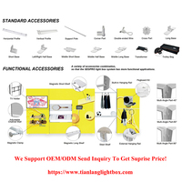 Stand de Exhibición Ligero y Personalizado con Marco de Aluminio y Pared de Tela, Fácil de Transportar