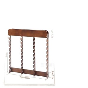 Wooden <b>Wall</b> Mounted Hat Rack Multi Layer Vertical <b>Storage</b> Organizer <b>Hanging</b> Display Rack For Home Use - Product Image 5