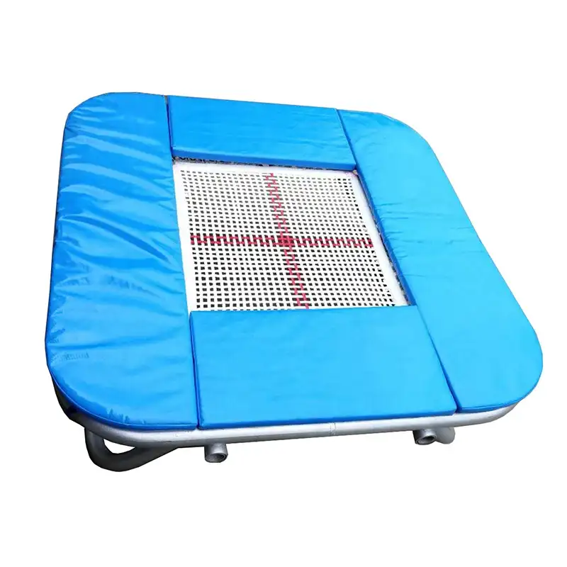Elegante mojar trampolín profesional de gimnasia mini trampolín para salto de trampolín para jugar baloncesto