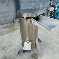 Ma Nieuwe Verticale RVS Fruit-, Citrus- & Olijvenontpitter & -pulpmachine 220V 4000W 20kg/u capaciteit