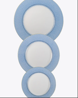 Service de vaisselle de luxe en porcelaine fine Assiettes latérales en porcelaine réutilisables écologiques pour la maison ou l'hôtel