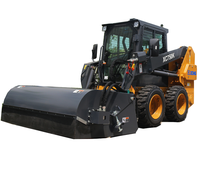Alat Penyapu Jalan untuk Wheel Loader, Skid Steer Loader, dan Mobile Sweeper untuk Operasi Pembersihan Jalan Kota
