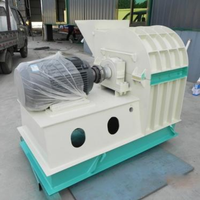 Broyeur à marteaux électrique pour le traitement du bois, du bambou et des sciure de bois, capacité de 2-3t/h