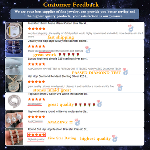 Mới nhất thiết kế đồ trang sức mỹ 925 Sterling Bạc Chất lượng cao <span class=keywords><strong>Bling</strong></span> sọ <span class=keywords><strong>Studs</strong></span> hiphop Iced out vvs moissanite Bông tai cho nam giới - Product Image 6