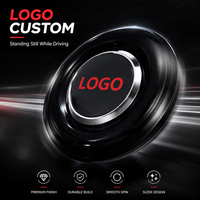 Enjoliveurs de roue flottants personnalisés en ABS finition chrome, auto-nivelants, avec logo personnalisé pour Ferrari Genesis Lexus, pour jantes de luxe