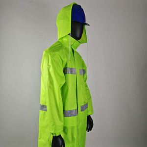 Yansıtıcı güvenlik iki parçalı ceket Hoodie inşaat ile güvenlik yelek yansıtıcı giyim tulum/çok fonksiyonlu - Product Image 2