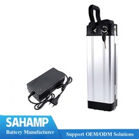 Batterie au lithium 24V Silverfish pour vélo électrique avec chargeur, protection BMS intégrée pour vélo électrique pliable