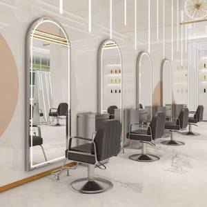 Mia k Hot Sale Large Full Length Gold Styling Barber Salon Furniture Wall Ounted Hairdressing <b>Makeup</b> <b>Led</b> Beauty Salon <b>Mirror</b> - Product Image 5
