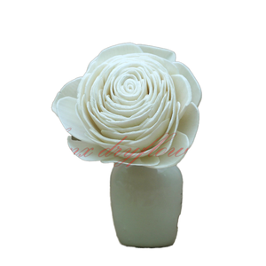 L868 Vente en gros de petites fleurs rondes pour la décoration de la maison, diffuseur d'arômes - Fleurs en bois Sola pour Noël et la Fête des Mères - Product Image 3