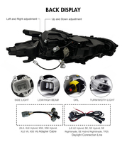 Pour Toyota Camry 2018-2023 LE SE XLE XSE TRD bande de phares hybrides phare LED 4 lentilles accessoire automobile CMR-A146-4T