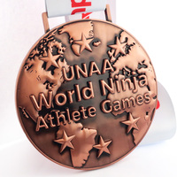 Trophée de sport, médaille en métal personnalisée et plaques de récompense personnalisées, vente en gros
