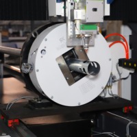 Cortadora de Tubos Láser de Fibra Industrial con Fuente de 3000W Máx. y Mandril Automático para Acero Inoxidable, Acero al Carbono y Tuberías de Aluminio