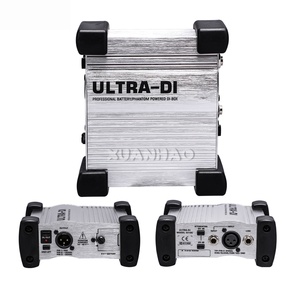 Boîtier DI actif <span class=keywords><strong>DI100</strong></span> avec amplificateur de signal Gain Boost pour guitare basse, clavier, scène et studio - Product Image 2