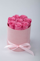 Cadeau Saint Valentin Fête des Mères Roses Préservées Pour Toujours Eternel Immortel Infini Stabilisé Boîte à fleurs roses naturelles
