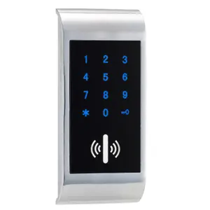 Smart Keypad Metal Cabinet Drawer Lock Free RF Wristband Key Or Password Unlock 126Pw