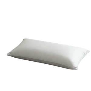 Taie d'<span class=keywords><strong>oreiller</strong></span> en tissu 100% coton, blanche, pour hôtel, vente en gros, OEM/OEM, logo personnalisé - Product Image 1