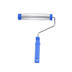 Blue color plastic handle professional factory cheap four wires paint brush roller frame good for fast painting