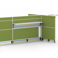 KALN L6 2026 – Dernière conception, poste de travail modulaire pour bureau, 4 places, gain de place, cloison en aluminium, protection de la vie privée