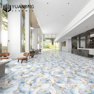 Azulejos <span class=keywords><strong>de</strong></span> Porcelana <span class=keywords><strong>de</strong></span> Lujo con Acabado Brillante para Pisos, 600x600mm, Diseño <span class=keywords><strong>de</strong></span> Alta Gama para Sala <span class=keywords><strong>de</strong></span> Estar y Vestíbulo, con Patrones <span class=keywords><strong>de</strong></span> Mármol - Product Image 5