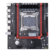 Motherboard X99 untuk Prosesor Xeon Seri E5 Slot LGA2011-3 4 Slot Memori DDR3 Dukungan Maksimum 128GB dengan M.2