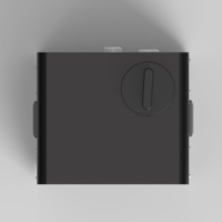 Mini-refroidisseur d'eau portable noir 1 CV à refroidissement par air, petite pompe de refroidissement pour bain froid, équipement de thérapie pour baignoire gonflable/acrylique