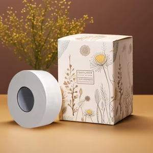 กระดาษชำระแบบม้วนกระดาษทิชชู่พิมพ์ลายจัมโบ้ดีไซน์ใหม่ - Product Image 1
