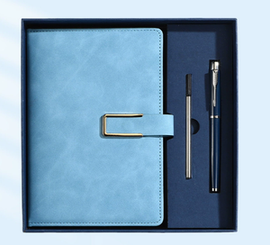 Coffret Cadeau Personnalisé de Carnets de Réunion de Bureau Haut de Gamme – Ensemble de Cahiers Professionnels - Product Image 1