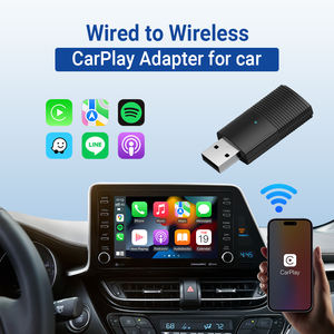Nuevo Modelo de Adaptador Inalámbrico Inteligente CarPlay Mini Portátil con Bluetooth 5.2 y USB Tipo-C para Autos OEM y <span class=keywords><strong>Spotify</strong></span> - Product Image 4