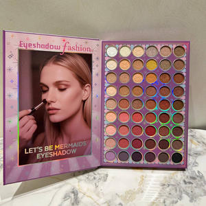 Kit de maquillaje Mineral vegano multifuncional, paleta facial con acabado metálico, juego de libros de maquillaje en polvo, pigmento alto Libre de crueldad, 20g - Product Image 2