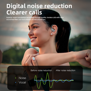 Auriculares Bluetooth Deportivos T16 con Gancho para la Oreja, para Correr y Ciclismo, Resistentes al Agua IPX5, con Conducción de Aire OWS, Micrófono Inalámbrico - Product Image 3