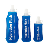 Bouteille d'eau souple pliable pour le sport, course à pied, en TPU