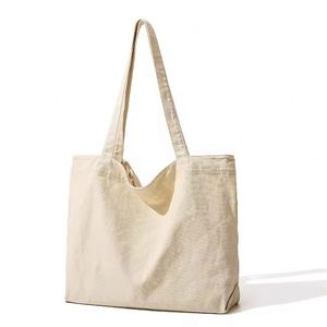 High Quality Eco-Friendly Cotton <b>Tote</b> <b>Bags</b> Custom Medium <b>Canvas</b> Advertising <b>Tote</b> Attractive Letter Corduroy Heat Shopping - Product Image 2