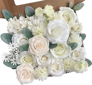 Venta al por mayor caja de flores coloridas DIY ramos de flores de seda evento Fiesta decoración para decoración boda flor artificial - Product Image 3