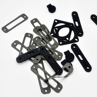 Joints d'étanchéité plats creux personnalisés pour éclairage, joints d'espacement en caoutchouc de silicone moulés par compression découpés sur mesure, produits en caoutchouc