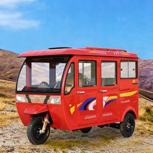 Triciclos Motorizados de Alta Eficiencia para Pasajeros y Triciclo de Pasajeros <span class=keywords><strong>con</strong></span> <span class=keywords><strong>Cabina</strong></span> Cerrada de Gasolina para Uso Comercial - Product Image 4