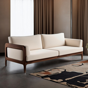 <span class=keywords><strong>Canapé</strong></span> en bois massif pour petits appartements Clubs d'auberges-Disponible en tailles simples doubles triples - Product Image 2