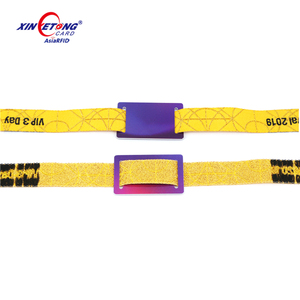 Phổ biến thụ động dệt vải RFID dây đeo cổ tay giá RFID dây đeo cổ tay/Vòng đeo tay NFC Tag thông minh RFID ban nhạc cho các sự kiện lễ hội - Product Image 6