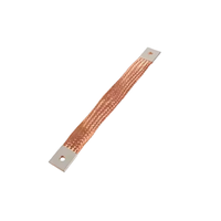 Assemblage de contact électrique de bande de terre de ruban tressé en cuivre étamé flexible du fabricant pour l'équipement de distribution d'énergie