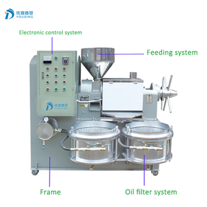 חם מוכר מכונת הקש שמן קנבוס אוטומטית עם מסנן ואגוז טחון שמן סויה שקדים שומשום - Product Image 6
