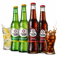 Fabricant chinois OEM de boissons gazeuses, eau gazeuse aromatisée au citron, cola, vente en gros, bouteilles de boissons à marque privée 500ml